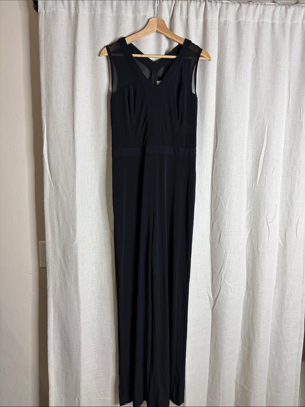 Beige by eci Black Sleeveless Jumpsuit